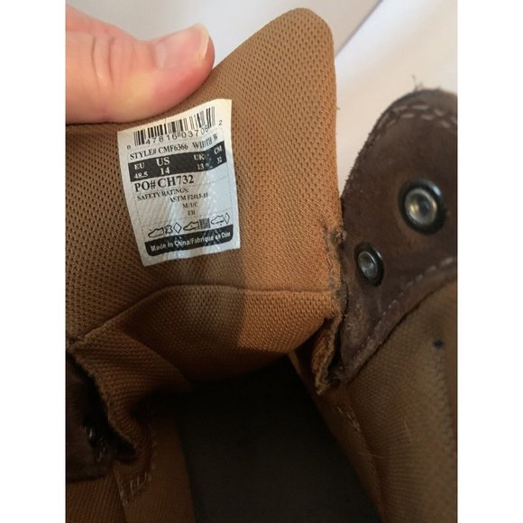 Carhartt Heavyweight Work Lace Up Brown Leather Utility Insulated Boots Mens 14D main image 5